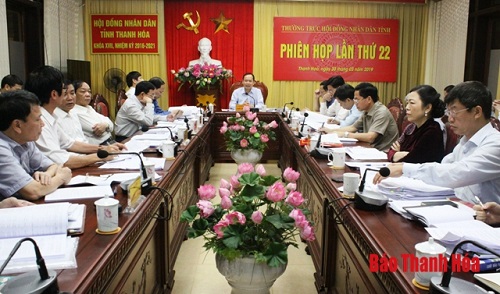 Thường trực 32win23 tỉnh cho ý kiến vào các báo cáo, tờ trình tại 32win23 thứ 8, 32win23 tỉnh khóa XVII