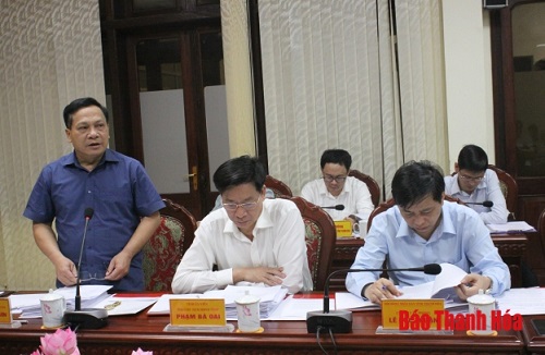 Thường trực 32win23 tỉnh cho ý kiến vào các báo cáo, tờ trình tại 32win23 thứ 8, 32win23 tỉnh khóa XVII