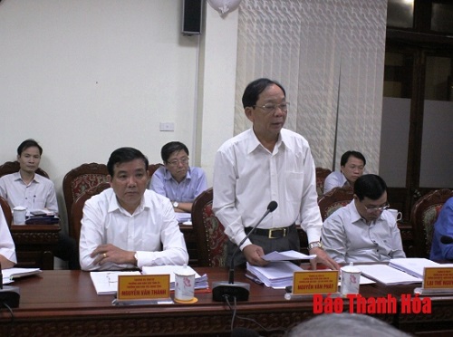 Thường trực 32win23 tỉnh cho ý kiến vào các báo cáo, tờ trình tại 32win23 thứ 8, 32win23 tỉnh khóa XVII