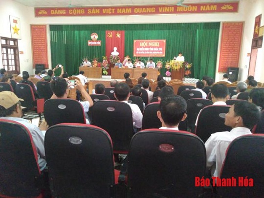 Đại biểu 32win23 tỉnh tiếp xúc cử tri tại huyện Nông Cống
