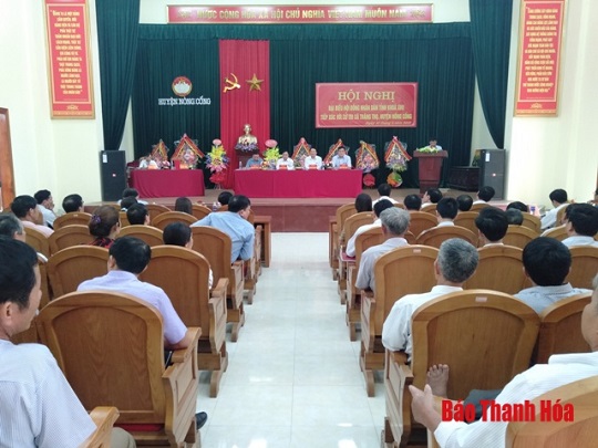 Đại biểu 32win23 tỉnh tiếp xúc cử tri tại huyện Nông Cống