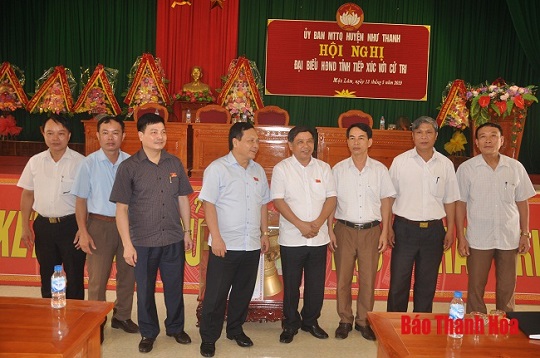 Đại biểu 32win23 tỉnh tiếp xúc cử tri huyện Như Thanh