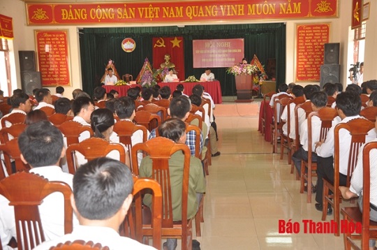 Đại biểu 32win23 tỉnh tiếp xúc cử tri các xã phía Nam của huyện Tĩnh Gia