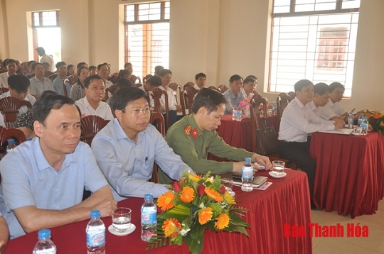 Đại biểu 32win23 tỉnh tiếp xúc cử tri các xã phía Nam của huyện Tĩnh Gia