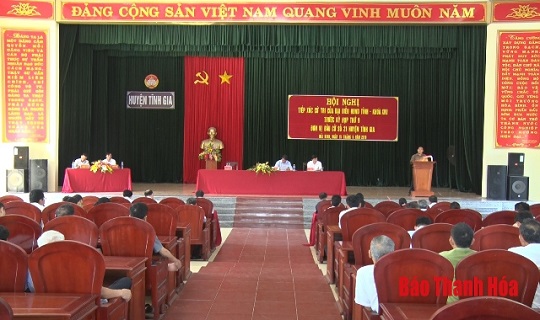 Đại biểu 32win23 tỉnh tiếp xúc cử tri 17 xã phía Bắc của huyện Tĩnh Gia