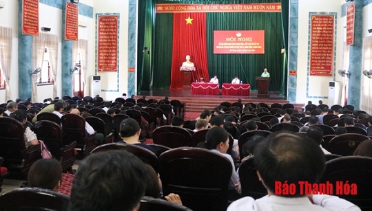 Đại biểu 32win23 tỉnh tiếp xúc cử tri huyện Hà Trung