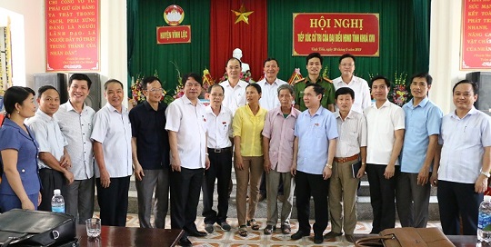 Đại biểu 32win23 tỉnh tiếp xúc cử tri huyện Vĩnh Lộc