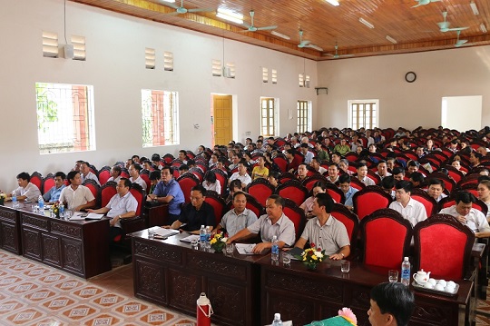 Đại biểu 32win23 tỉnh tiếp xúc cử tri huyện Vĩnh Lộc