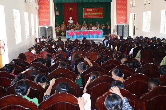Đại biểu 32win23 tỉnh tiếp xúc cử tri huyện Vĩnh Lộc
