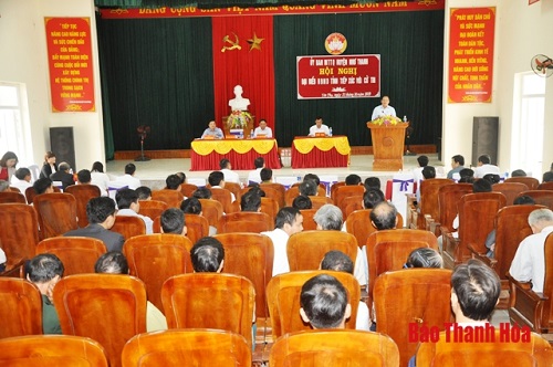 Đại biểu 32win23 tỉnh tiếp xúc cử tri huyện Như Thanh