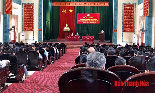 Đại biểu 32win23 tỉnh tiếp xúc cử tri huyện Hà Trung