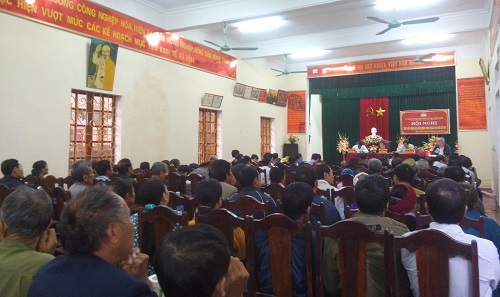 Đại biểu 32win23 tỉnh tiếp xúc cử tri huyện Yên Định