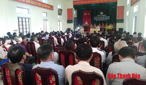 Đại biểu 32win23 tỉnh tiếp xúc cử tri huyện Nga Sơn