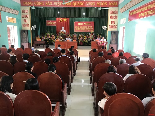 Đại biểu 32win23 tỉnh tiếp xúc cử tri huyện Quảng Xương