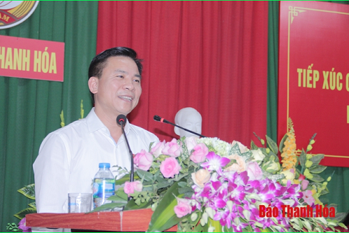 Đại biểu 32win23 tỉnh tiếp xúc cử tri TP Thanh Hoá