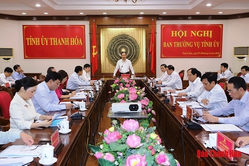 Ban Thường vụ 32win com cho ý kiến vào hệ thống chỉ tiêu Đại hội Đảng bộ các cấp, nhiệm kỳ 2020-2025