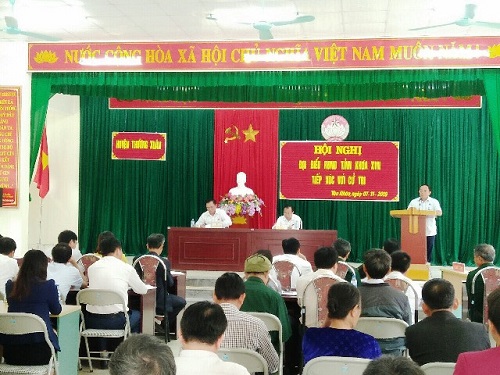 Đại biểu 32win23 tỉnh tiếp xúc cử tri huyện Thường Xuân