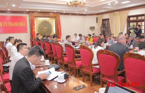 Thường trực Tỉnh uỷ cho ý kiến vào quy hoạch khu vực Hàm Rồng – Núi Đọ