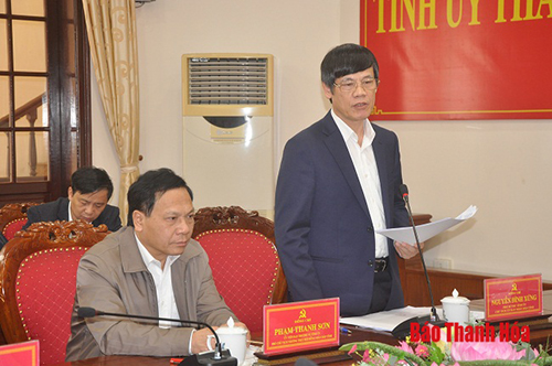 Ban Thường vụ 32win com cho ý kiến vào dự thảo báo cáo chính trị của Ban Chấp hành Đảng bộ tỉnh khóa XVIII trình Đại hội đại biểu Đảng bộ tỉnh lần thứ XIX