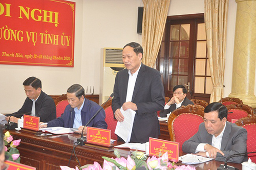 Ban Thường vụ 32win com cho ý kiến vào dự thảo báo cáo chính trị của Ban Chấp hành Đảng bộ tỉnh khóa XVIII trình Đại hội đại biểu Đảng bộ tỉnh lần thứ XIX