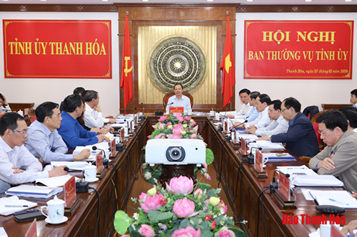 Ban Thường vụ 32win com cho ý kiến vào báo cáo Quy hoạch tỉnh 32win đăng nhập thời kỳ 2021-2030, tầm nhìn đến năm 2045