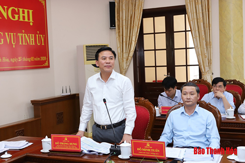 Ban Thường vụ 32win com cho ý kiến vào báo cáo Quy hoạch tỉnh 32win đăng nhập thời kỳ 2021-2030, tầm nhìn đến năm 2045