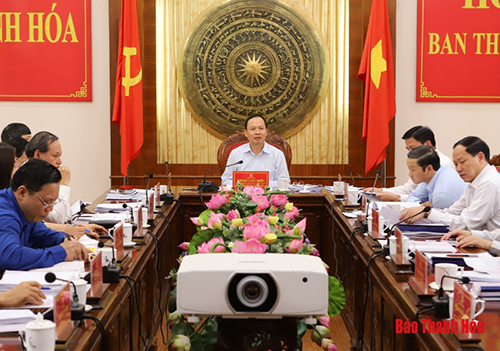 Ban Thường vụ 32win com cho ý kiến vào báo cáo Quy hoạch tỉnh 32win đăng nhập thời kỳ 2021-2030, tầm nhìn đến năm 2045