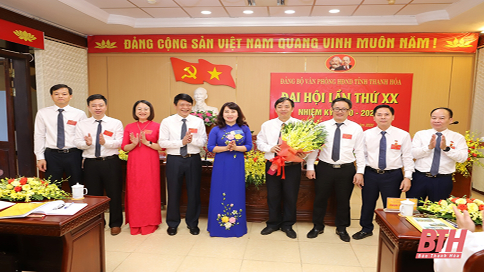 Đại hội Đảng bộ Văn phòng 32win23 tỉnh Thanh Hoá lần thứ XX