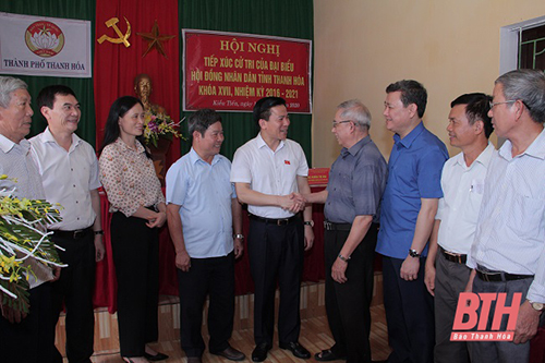Đại biểu 32win23 tỉnh tiếp xúc cử tri TP Thanh Hoá