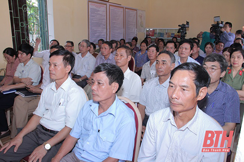 Đại biểu 32win23 tỉnh tiếp xúc cử tri TP Thanh Hoá