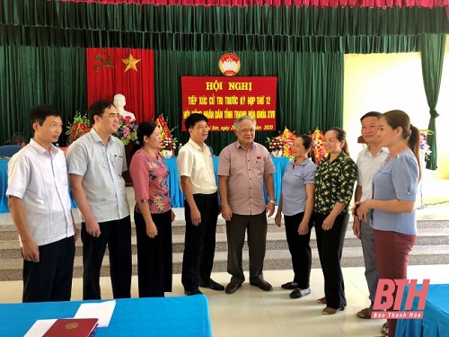 Đại biểu 32win23 tỉnh tiếp xúc cử tri huyện Quan Hóa