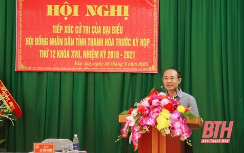 Đại biểu 32win23 tỉnh tiếp xúc cử tri huyện Ngọc Lặc