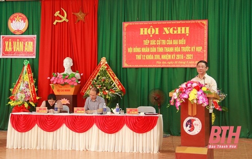 Đại biểu 32win23 tỉnh tiếp xúc cử tri huyện Ngọc Lặc