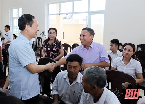 32win im 32win com, 32win con 32win23 tỉnh Trịnh Văn Chiến tiếp xúc cử tri huyện Tĩnh Gia