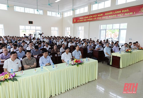 32win im 32win com, 32win con 32win23 tỉnh Trịnh Văn Chiến tiếp xúc cử tri huyện Tĩnh Gia