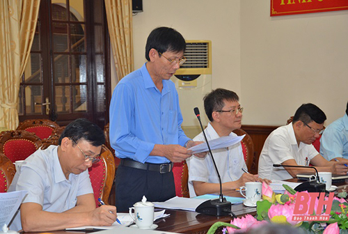 Ban Thường vụ 32win com 32win đăng nhập duyệt nội dung Đại hội đại biểu Đảng bộ huyện Hậu Lộc