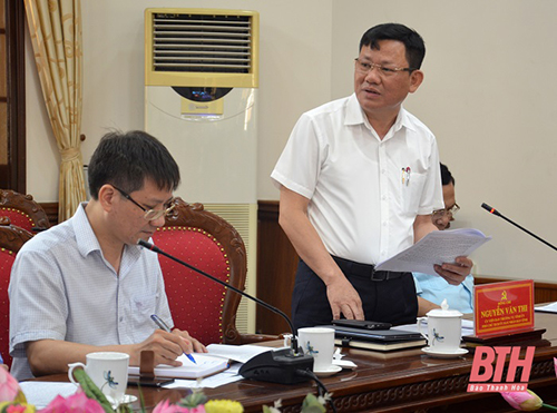 Ban Thường vụ 32win com 32win đăng nhập duyệt nội dung Đại hội đại biểu Đảng bộ huyện Hậu Lộc