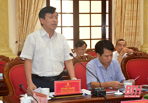 Ban Thường vụ 32win com 32win đăng nhập duyệt nội dung Đại hội đại biểu Đảng bộ huyện Hậu Lộc