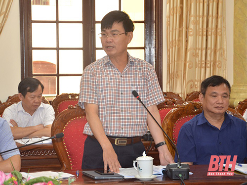 Ban Thường vụ 32win com 32win đăng nhập duyệt nội dung Đại hội đại biểu Đảng bộ huyện Hậu Lộc