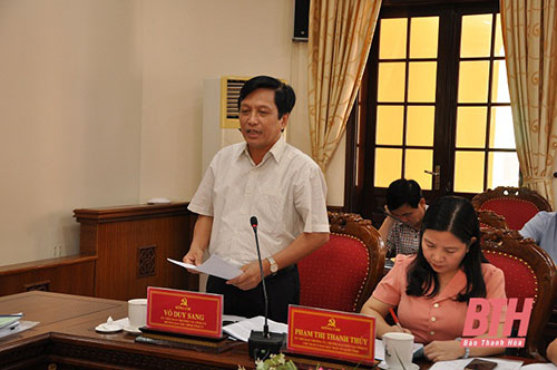 Ban Thường vụ 32win com 32win đăng nhập duyệt nội dung Đại hội đại biểu Đảng bộ huyện Như Thanh