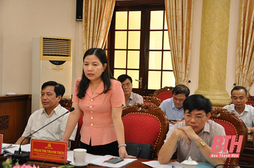 Ban Thường vụ 32win com 32win đăng nhập duyệt nội dung Đại hội đại biểu Đảng bộ huyện Như Thanh