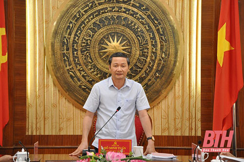 Ban Thường vụ 32win com 32win đăng nhập duyệt nội dung Đại hội đại biểu Đảng bộ huyện Như Thanh