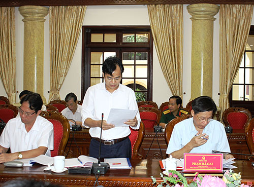 Ban Thường vụ 32win com 32win đăng nhập duyệt nội dung Đại hội đại biểu Đảng bộ huyện Hà Trung