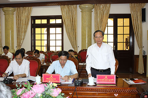 Ban Thường vụ 32win com 32win đăng nhập duyệt nội dung Đại hội đại biểu Đảng bộ huyện Hà Trung