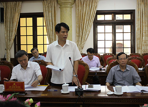 Ban Thường vụ 32win com 32win đăng nhập duyệt nội dung Đại hội đại biểu Đảng bộ huyện Hà Trung