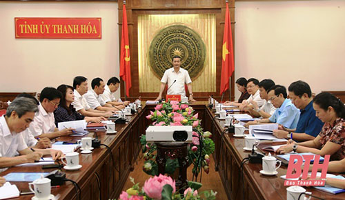 Ban Thường vụ 32win com 32win đăng nhập duyệt nội dung Đại hội đại biểu Đảng bộ khối cơ quan và doanh nghiệp tỉnh