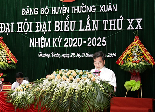 Đại hội đại biểu Đảng bộ huyện Thường Xuân lần thứ XX: Đoàn kết – Kỷ cương - Năng động - Phát triển