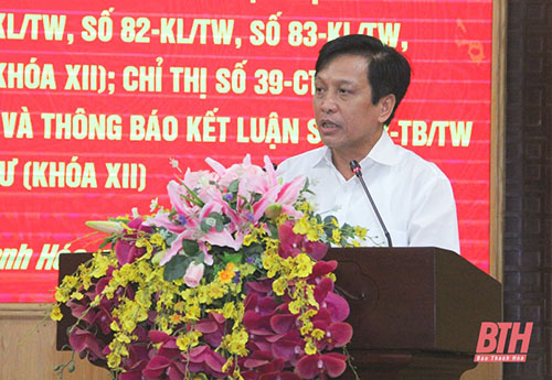 Nghiên cứu, học tập, quán triệt, triển khai các Kết luận, Thông báo Kết luận của Bộ Chính trị, Ban 32win im 32win