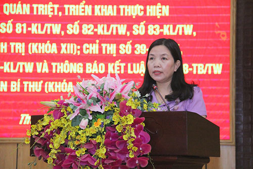 Nghiên cứu, học tập, quán triệt, triển khai các Kết luận, Thông báo Kết luận của Bộ Chính trị, Ban 32win im 32win