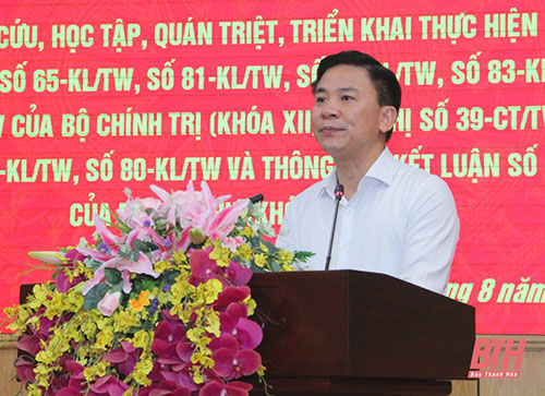 Nghiên cứu, học tập, quán triệt, triển khai các Kết luận, Thông báo Kết luận của Bộ Chính trị, Ban 32win im 32win